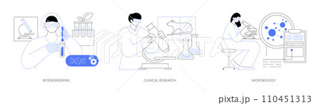 Medical research isolated cartoon vector illustrations se 110451313