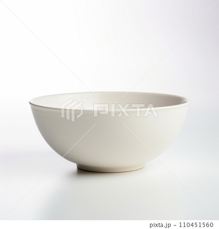Empty white bowl isolated on grey background Empty white bowl isolated on grey background 110451560