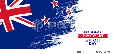 New Zealand happy Waitangi day greeting card, banner vector illustration New Zealand happy Waitangi day greeting card, banner vector illustration 110451879