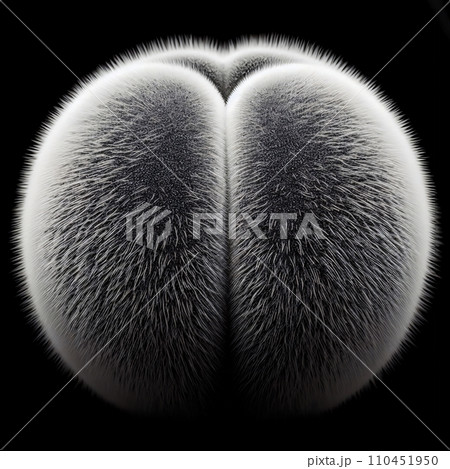Infrared Style Monochromatic Peach Image, AI Generated 110451950