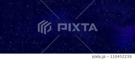 Night starry sky with nebula background 110452238