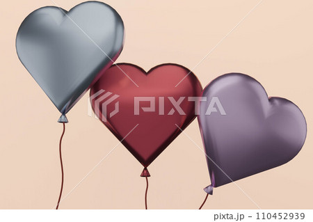 corazones render 3D 110452939
