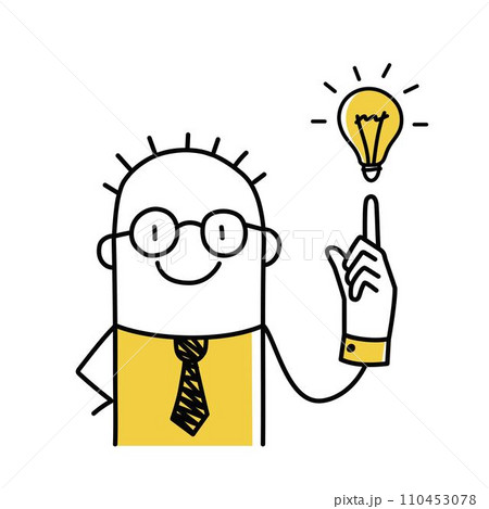 Stickman Found Idea. 110453078