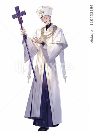 男キャラ全身立ち絵イラスト 110453194