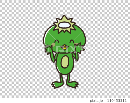 Smiling raincoat 110453311