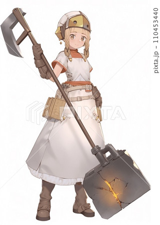 女キャラ全身立ち絵イラスト 110453440