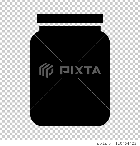 bottle container silhouette 110454423