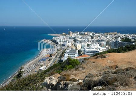 View from above of Rhodes city 110455502