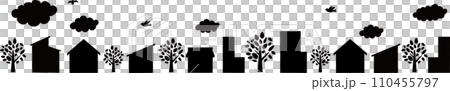 Illustration of the city's silhouette 110455797