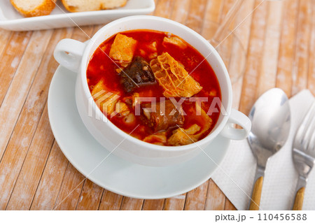 Stewed Madrilenian tripe Callos a la madrilena Stewed Madrilenian tripe Callos a la madrilena 110456588