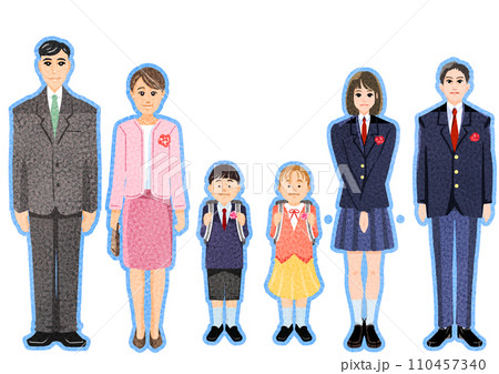 親と記念写真 110457340
