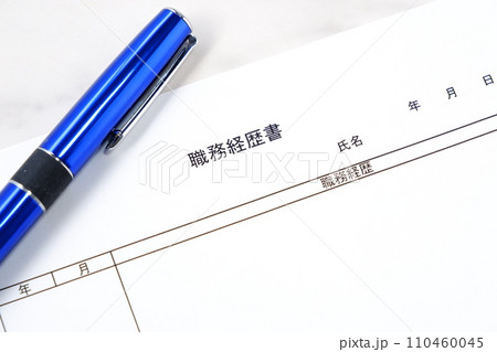 転職活動に欠かせない職務経歴書 110460045