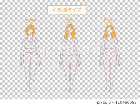 Illustration by skeleton type 110460065