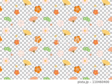 Seamless background/wallpaper with auspicious and cute patterns 110460400
