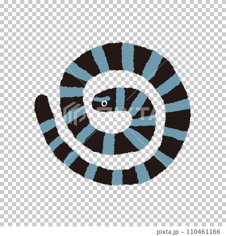 Hand-drawn illustration of Erabu sea snake [Irabu] 110461166