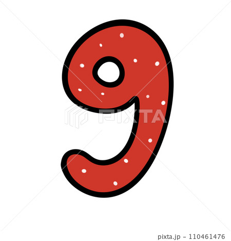 Number nine 110461476