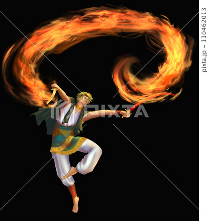 剣舞と炎 110462013