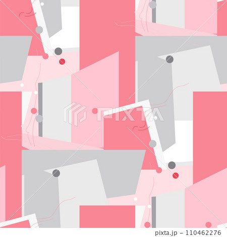 Abstract seamless pattern of a various geometric shapes. Abstract seamless pattern of a various geometric shapes. 110462276