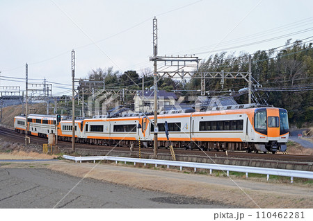 近鉄名古屋線　桃園ー伊勢中川　近鉄　22000系　AS25編成　ACE 110462281