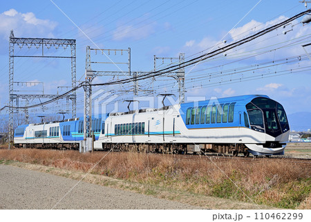 近鉄山田線 東松阪ー櫛田 近鉄 50000系 SV03編成 しまかぜ 近鉄山田線 東松阪ー櫛田 近鉄 50000系 SV03編成 しまかぜ 110462299