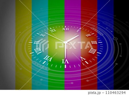 カラーバー風の背景素材 110463294