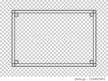 simple frame illustration simple frame illustration 110463941
