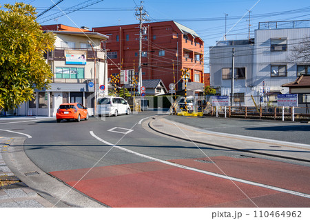浜松市の遠州鉄道浜北駅前の風景(静岡県) 110464962