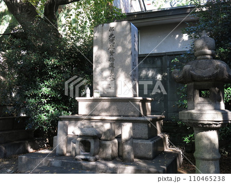 品川区の品川神社裏にある板垣退助の墓 品川区の品川神社裏にある板垣退助の墓 110465238