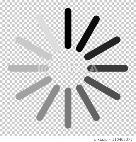 Simple loading circle icon 110465373