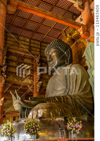 奈良公園東大寺 奈良の大仏 奈良公園東大寺 奈良の大仏 110465608