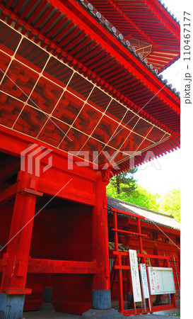 東京都港区芝公園の増上寺の三解脱門(三門)の風景 東京都港区芝公園の増上寺の三解脱門(三門)の風景 110467177