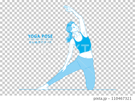 Women's Yoga Pose: Dog Pose No. 2 1 Color 110467321