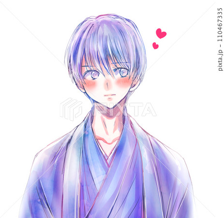 和服を着た男性 恋愛 和服を着た男性 恋愛 110467335