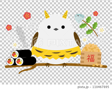 可以變成節分惡魔的長尾飛蛾圖標 110467895