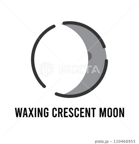 full moon phase icon vector 110468955