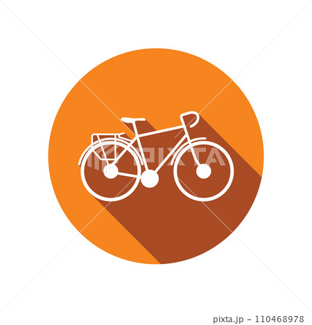 touring bike icon vector touring bike icon vector 110468978