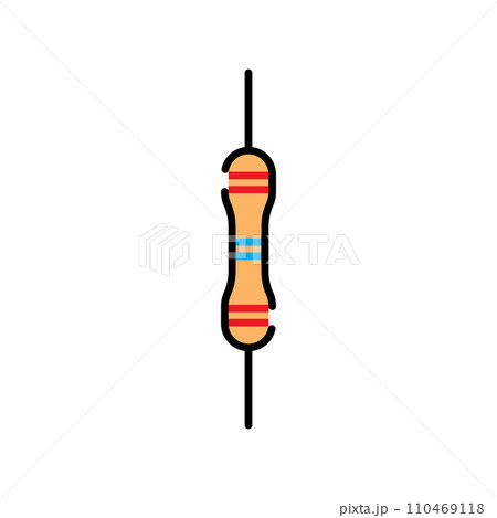 resistor icon vector 110469118