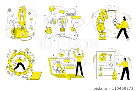 Creative process vector illustration....のイラスト素材 [110469272] - PIXTA
