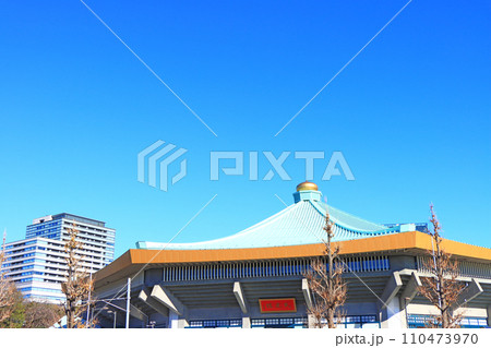 東京都千代田区、日本武道館の風景 東京都千代田区、日本武道館の風景 110473970