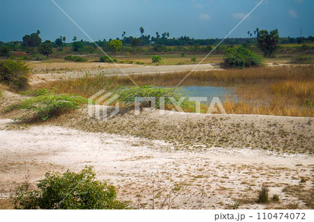 Salinity (kallar) and weak agriculture in South India 110474072