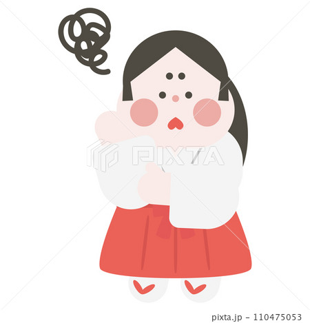 悩む巫女 悩む巫女 110475053