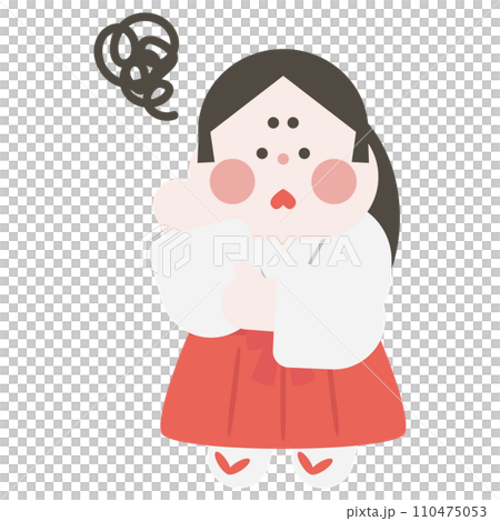 Worried shrine maiden 110475053