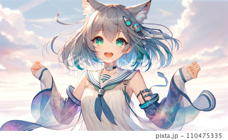 電脳猫娘：ピク 110475335