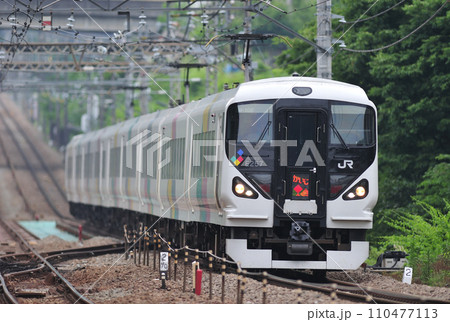 中央本線　四方津ー上野原　JR東日本　E257系　M-106編成（松本）　あずさ　かいじ 110477113