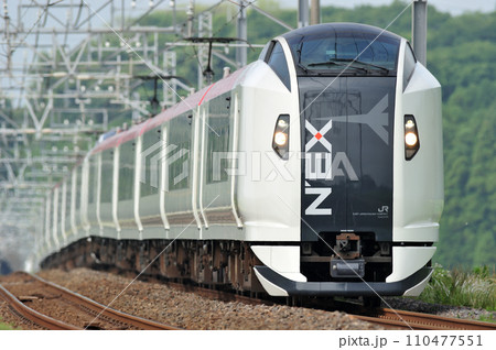 総武本線 佐倉ー物井 JR東日本 E259系 Ne005編成(鎌倉) 成田エクスプレス NEX 総武本線 佐倉ー物井 JR東日本 E259系 Ne005編成(鎌倉) 成田エクスプレス NEX 110477551