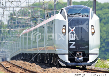 総武本線 佐倉ー物井 JR東日本 E259系 Ne011編成(鎌倉) 成田エクスプレス NEX 総武本線 佐倉ー物井 JR東日本 E259系 Ne011編成(鎌倉) 成田エクスプレス NEX 110477553