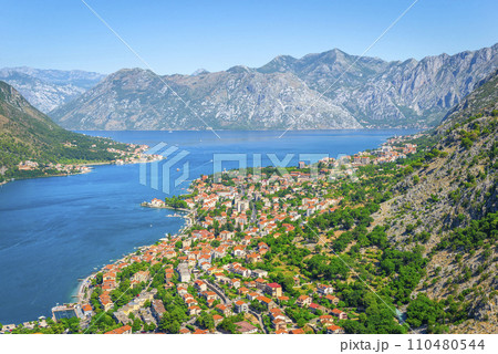 Kotor in mountains 110480544