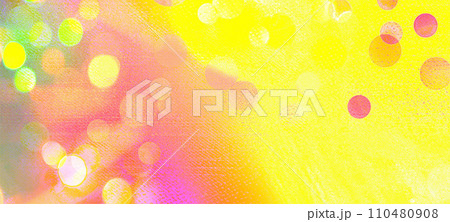 Yellow bokeh background for seasonal, holidays, event celebrations and various design works 110480908