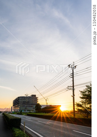 動き出す「1兆円工場」熊本工場建設地 『TSMC』（JASM）台湾積体電路製造 日本(冬)熊本県菊陽 110482038