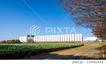 動き出す「1兆円工場」熊本工場建設地 『TSMC』（JASM）台湾積体電路製造 日本(冬)熊本県菊陽 110482048